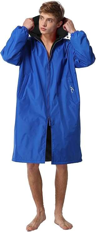 Adoretex Unisex Adult & Youth Swim Parka-Black Lining