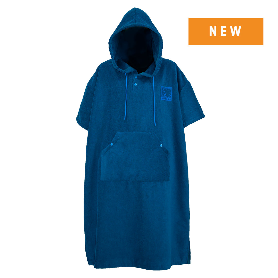 Akona Tulum Microfiber Changing Poncho - Blue