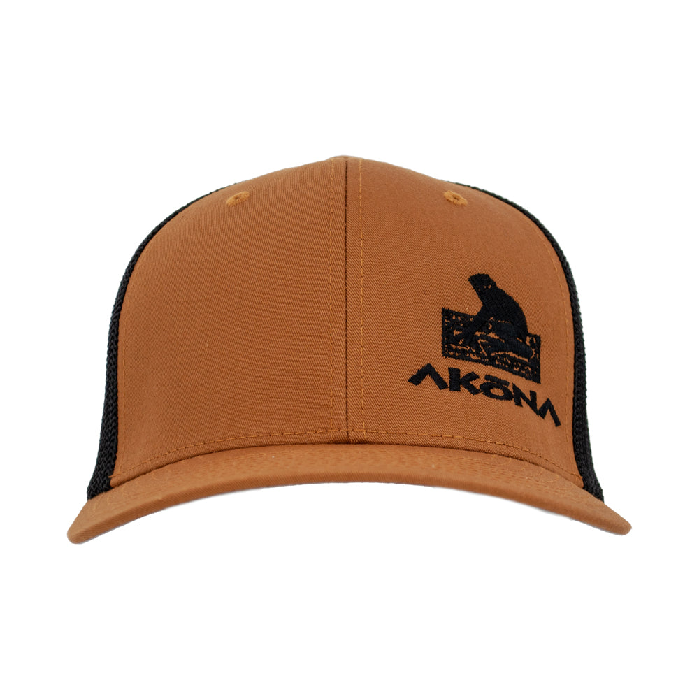Akona FLEXFIT Cap - Black/Caramel
