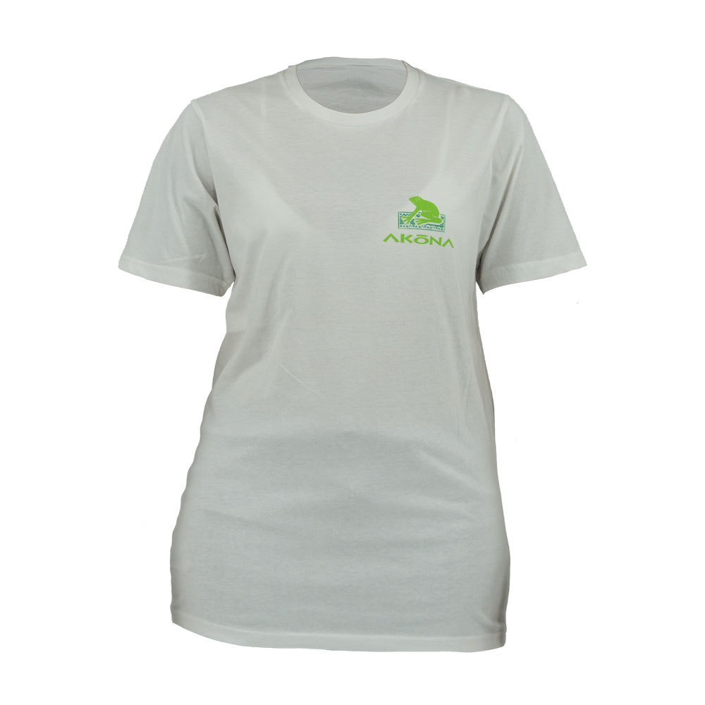 Akona Frog Tee - White
