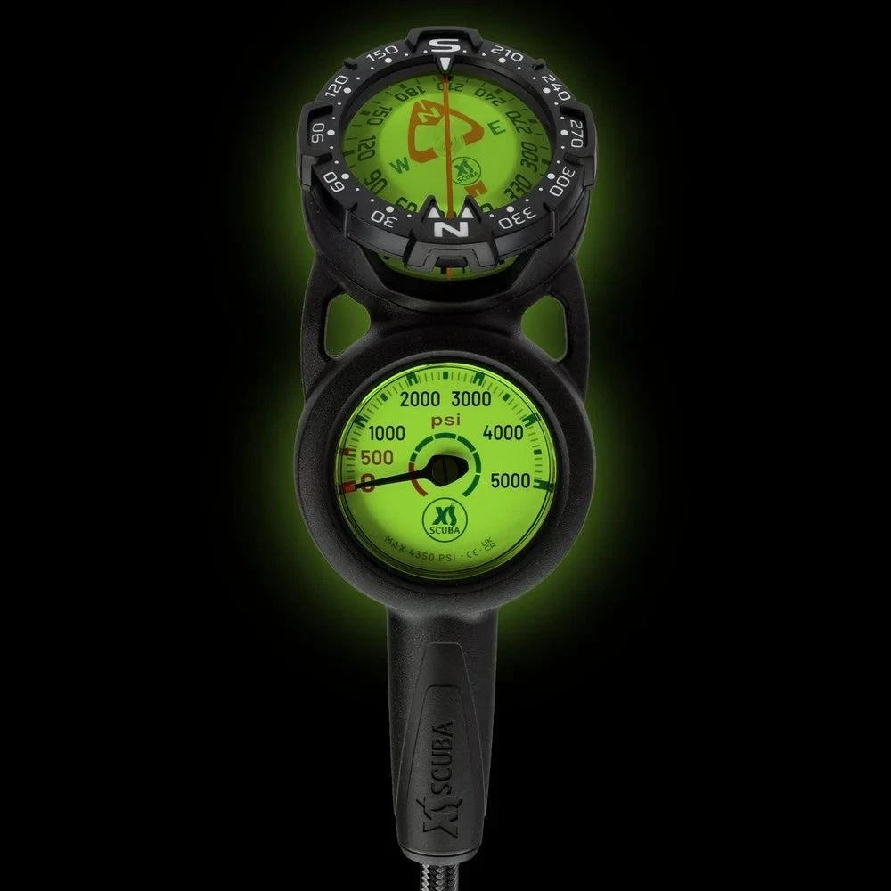 XS-Scuba QuikVu Pressure/Compass Console (PSI)