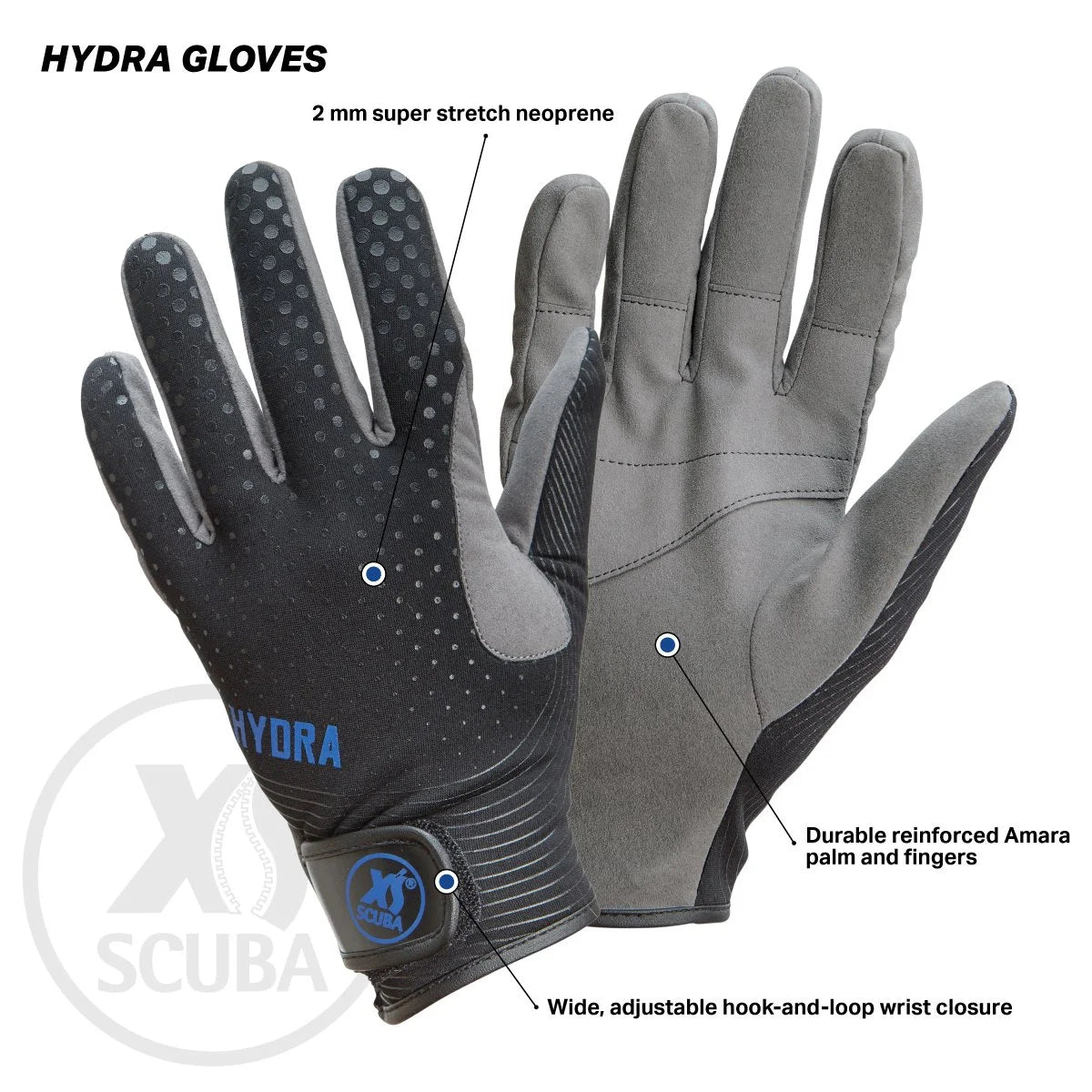 XS Scuba Hydra Dive Gloves