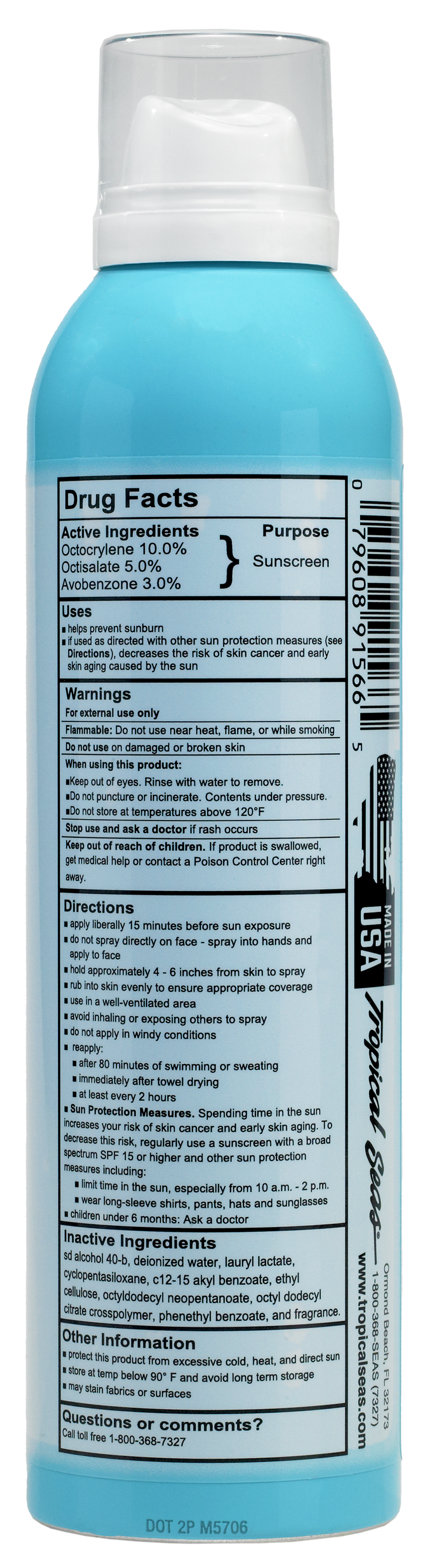 Land Shark® Broad Spectrum Continuous Spray SPF 50 Extreme Sport Sunscreen 6oz