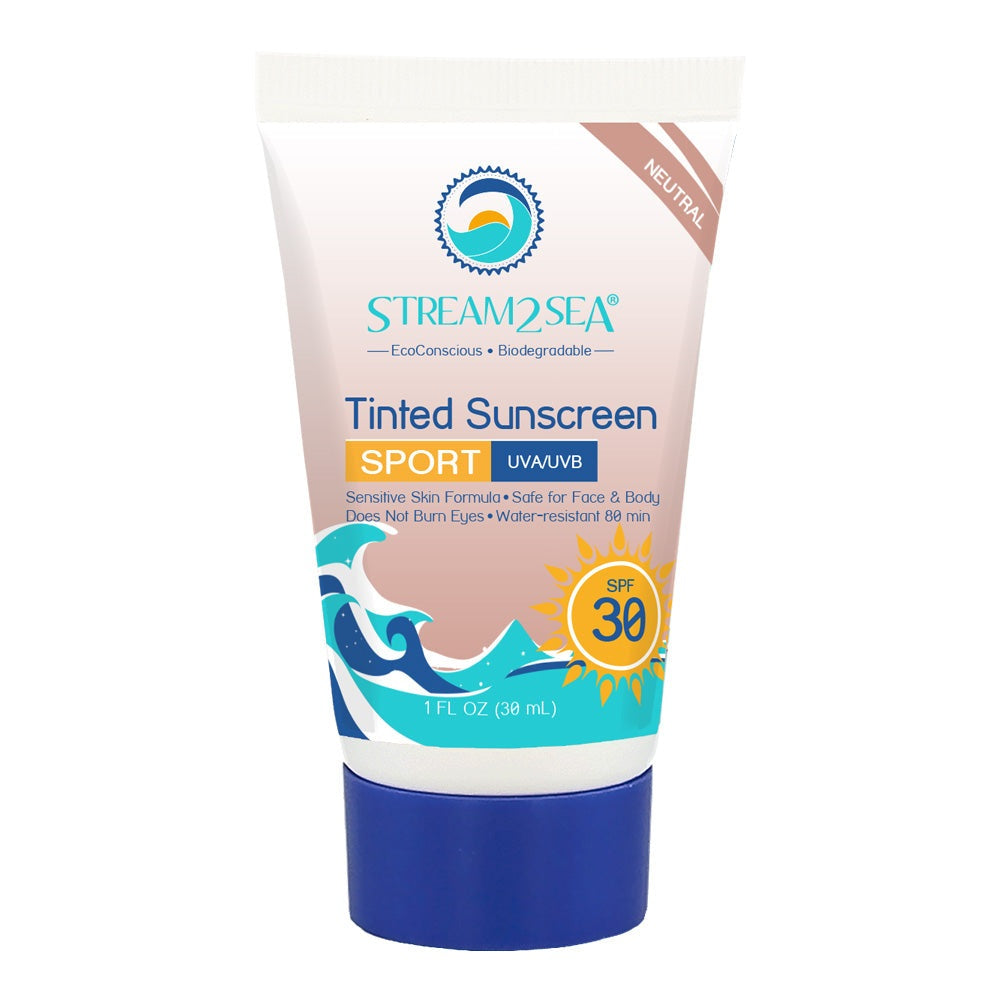 Stream2Sea Tinted Sunscreen SPF 30, 1 ozStream2Sea Tinted Sunscreen SPF 30, 1 oz