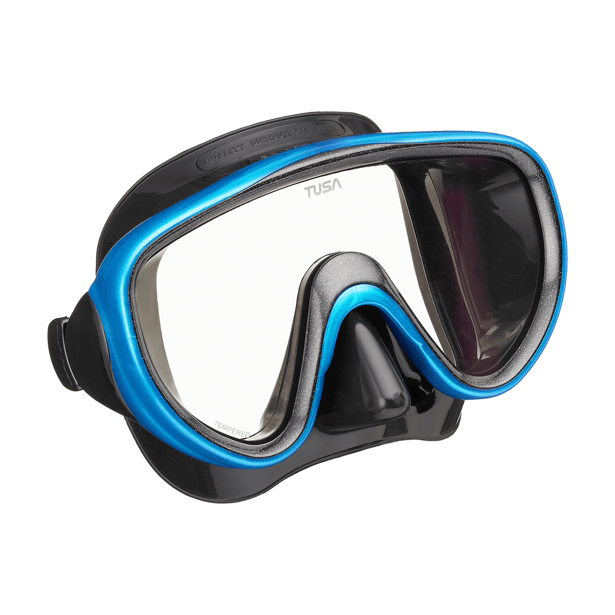 Tusa Sport Adult Serene Mask - Black/Fishtail Blue