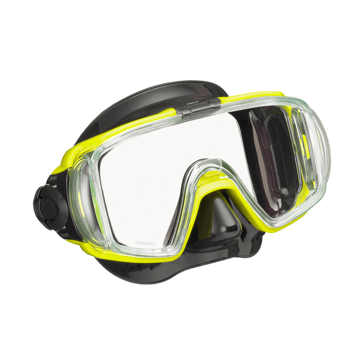 Tusa Sport Adult Visio Tri-Ex Mask - Black/Yellow