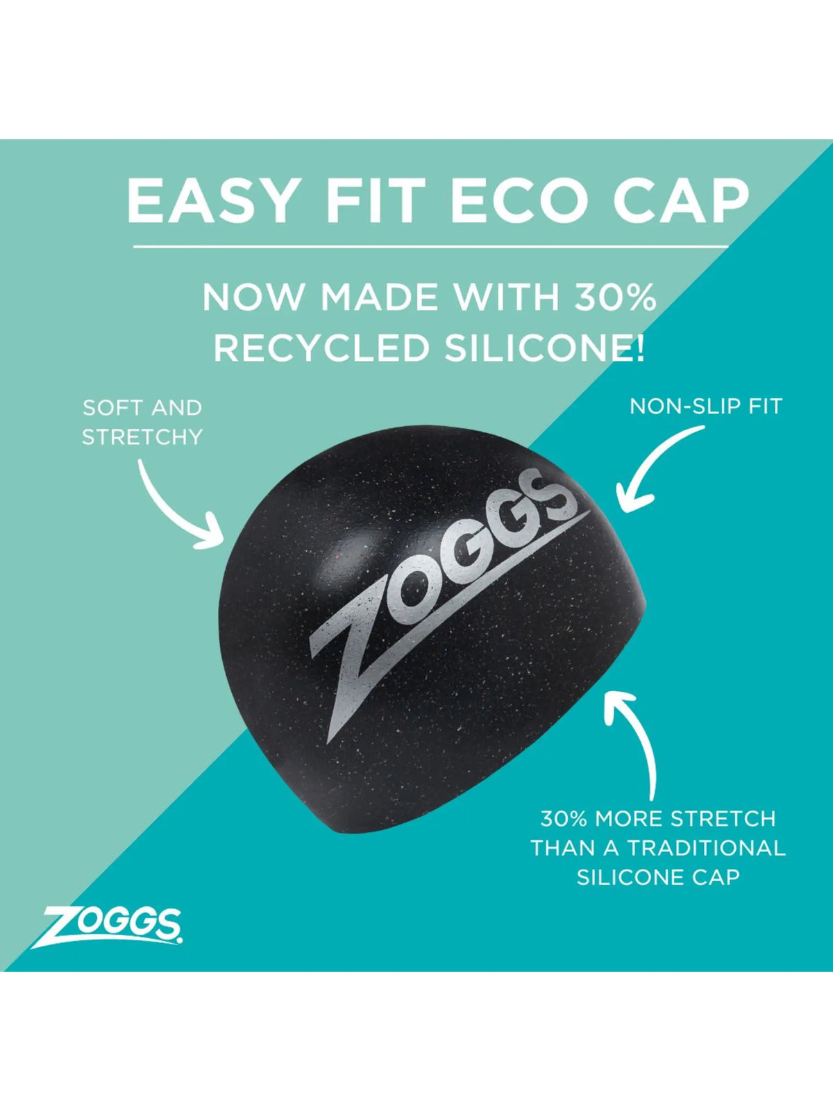 Zoggs Easy Fit Eco Swimming Cap