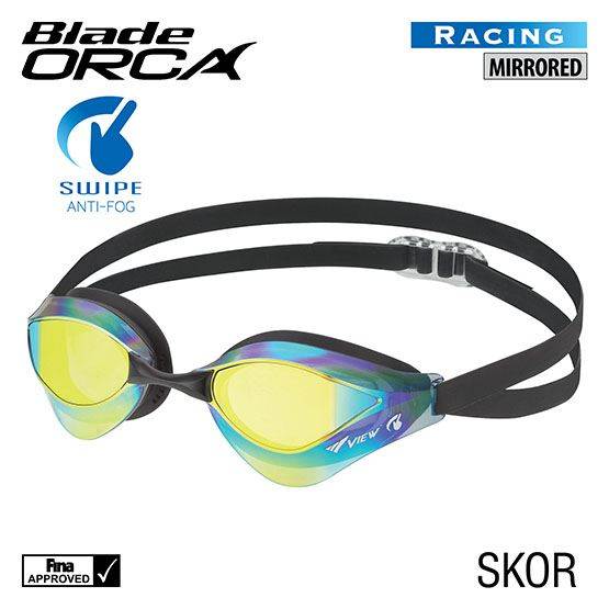 TUSA View SWIPE Blade ORCA (Mirrored) Swimming GoggleTUSA View SWIPE B – Stone Sports