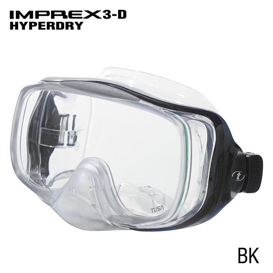 Tusa M-32 Imprex 3D Hyperdry diving mask with panoramic view and Hyperdry system