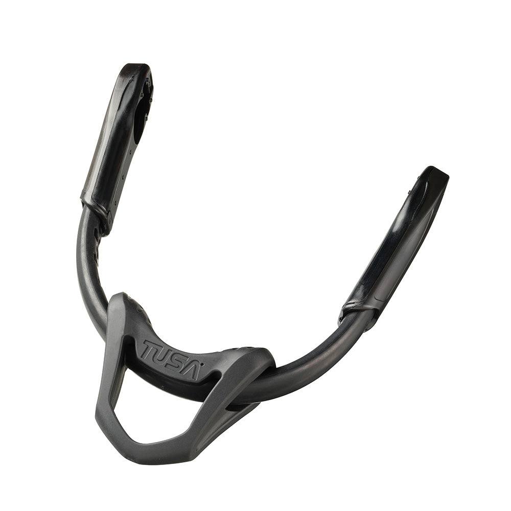Tusa TA0915 adjustable universal bungee strap for open heel fins with rubber heel cup and finger loop