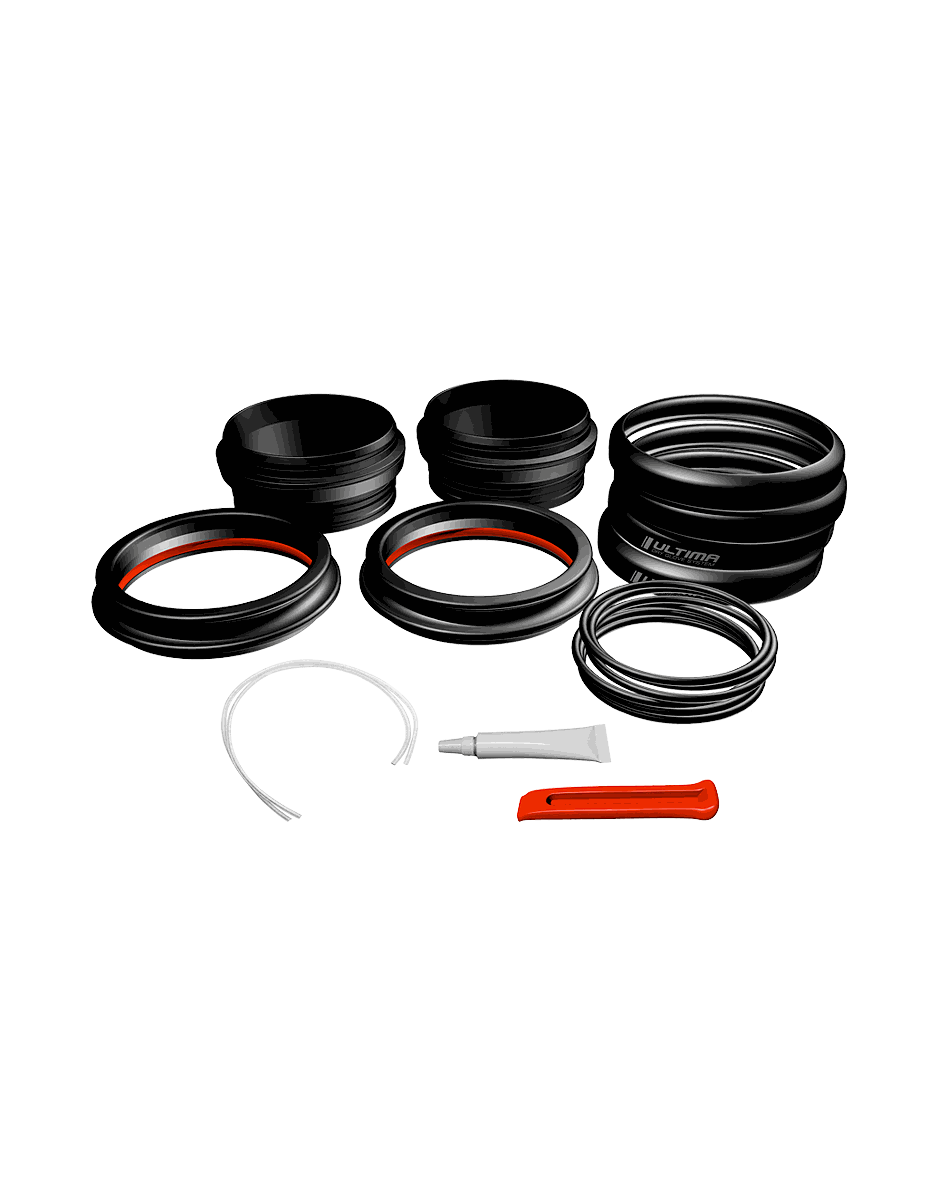 Waterproof Ultima Dry Glove System showing glove and drysuit rings for advanced drysuit divers