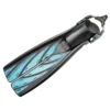 Atomic Aquatics Open Heel HEC SplitFins with Spring Straps