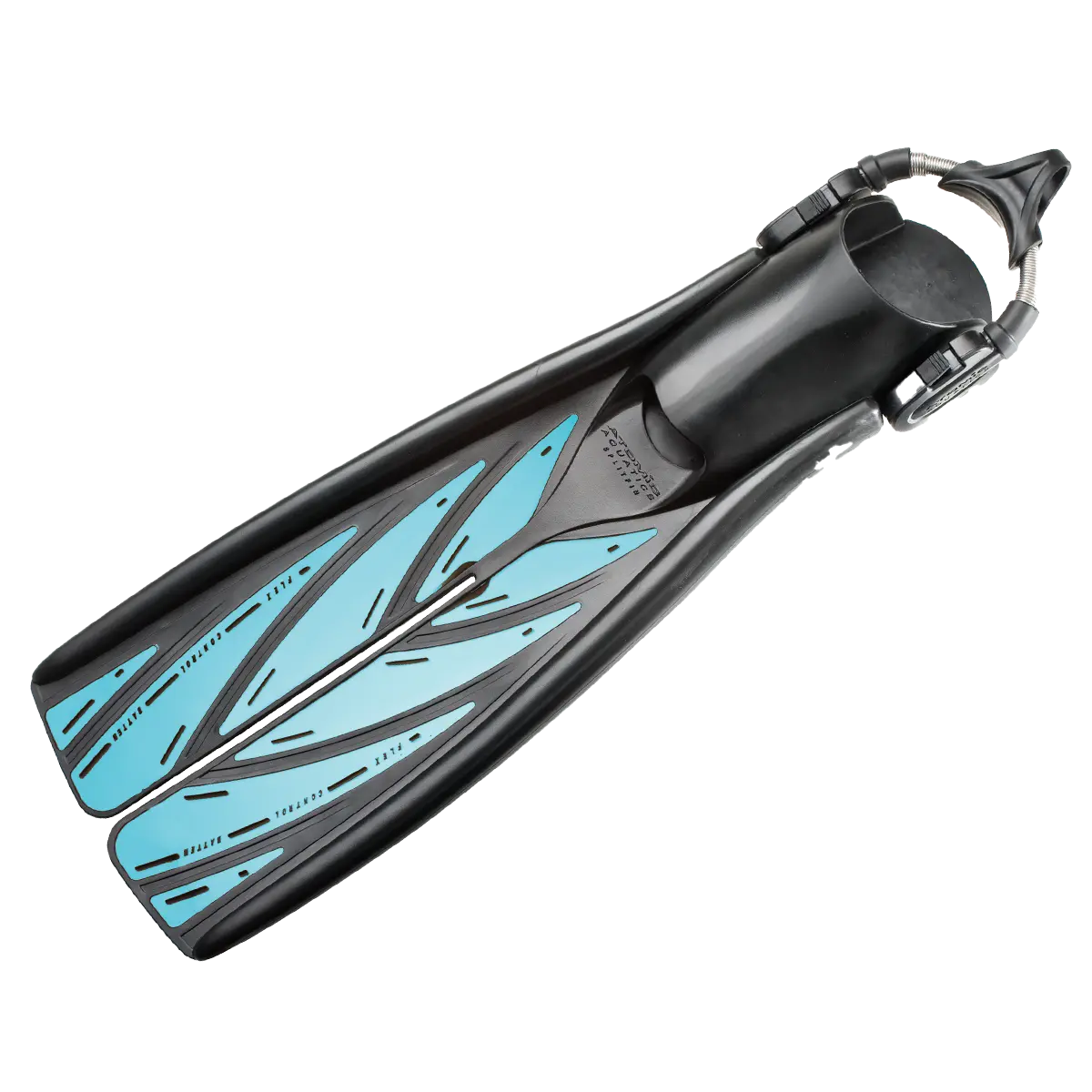 Atomic Aquatics Open Heel HEC SplitFins with Spring Straps