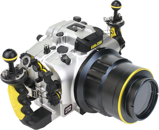 Sea&Sea MDX-aU housing for Sony a7IV, Silver w/Optical TTL Connection