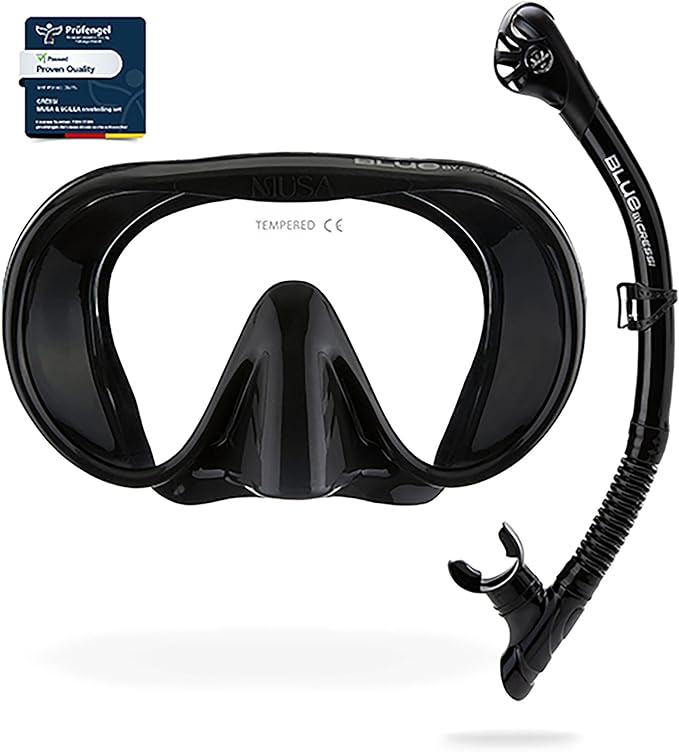 Tonga Vinnen Verstelbaar Cressi Snorkel Set Cressi Musa Explorer Snorkeling Set With Mask, Snorkel & Fins - Rose Gold L/XL Masque Plongée Tino Adventure