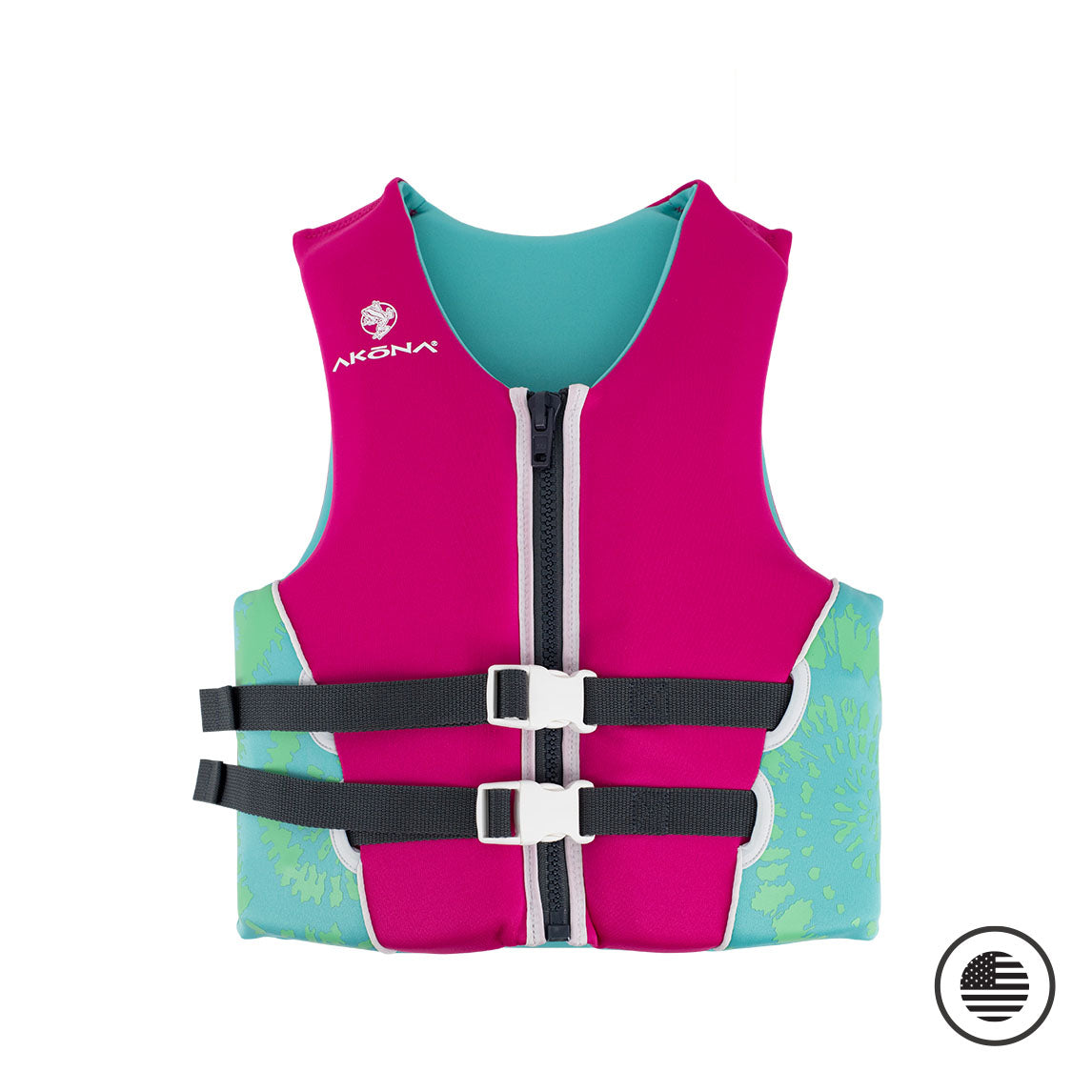 Akona Youth Girls Neoprene Life Vest - USCG