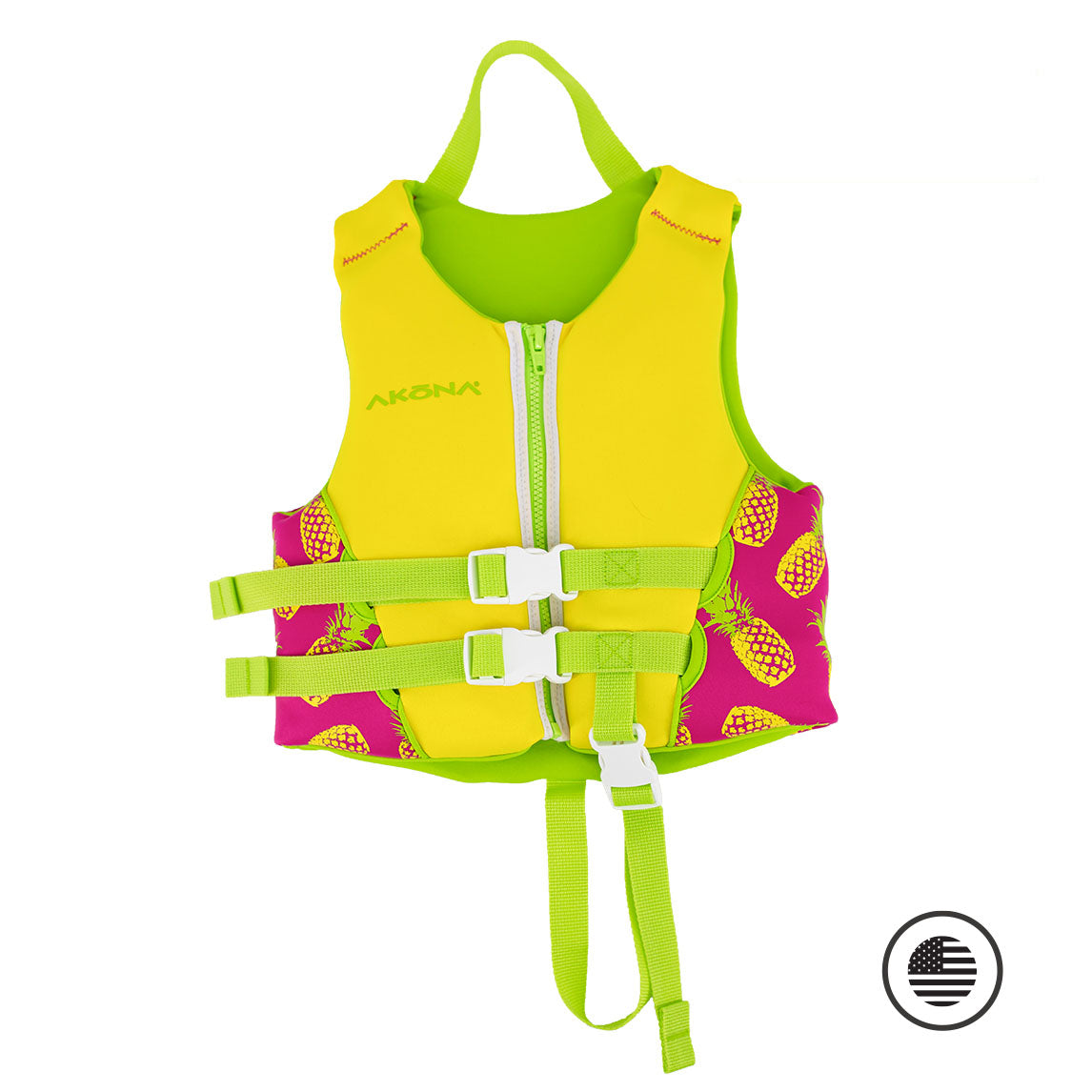 Akona Child Girls Neoprene Life Vest - USCG