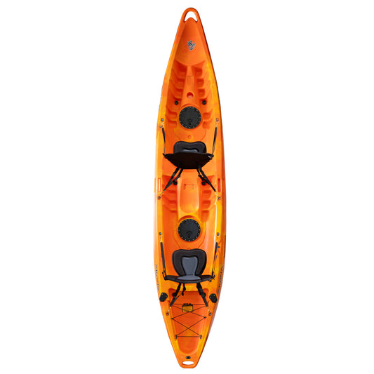Akona Crusader Double Kayak - Yellow/Orange