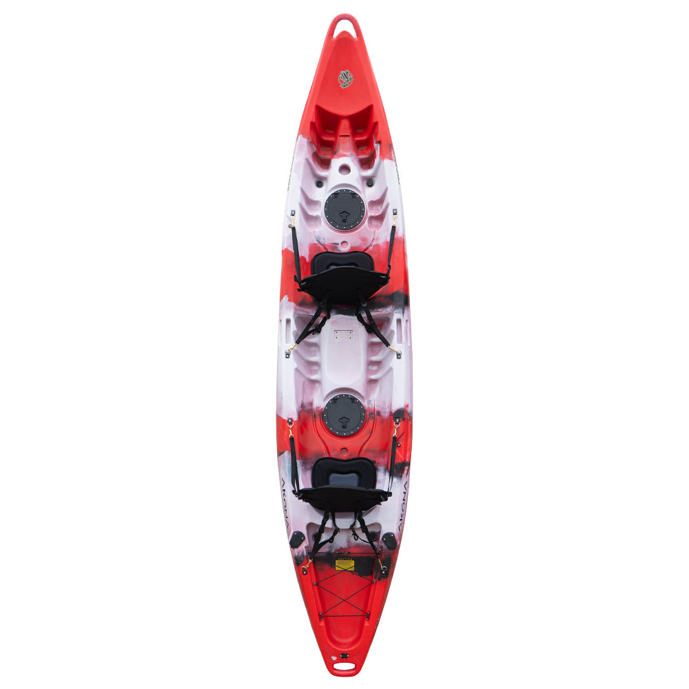 Akona Crusader Double Kayak - Red/White