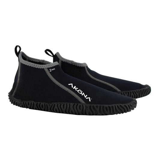 Akona Holiday 2mm Short Boot black neoprene water-seal flexible sole beach boots