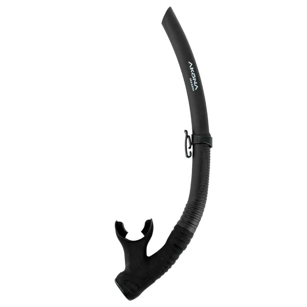Akona Jakarta J-Tube Snorkel - Black Silicone