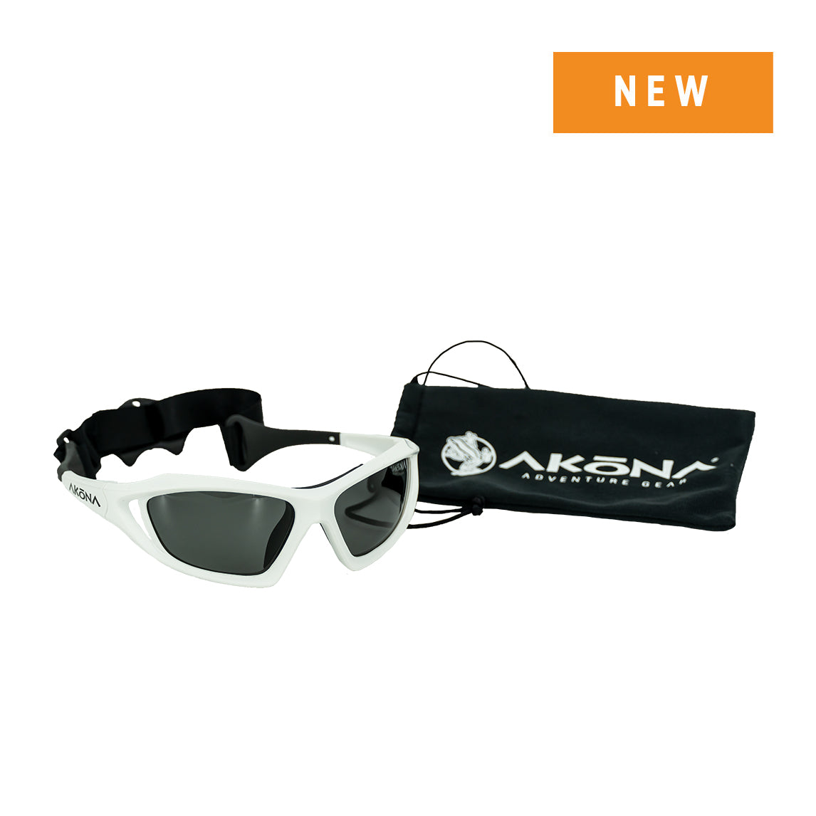 Akona Mesa Polarized Sunglasses - White