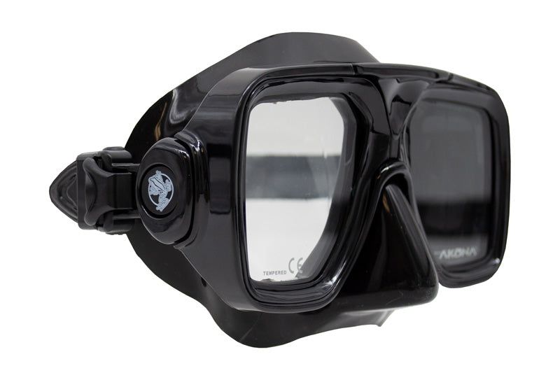 Akona Breeze Mask with QD Buckle - Black Silicone