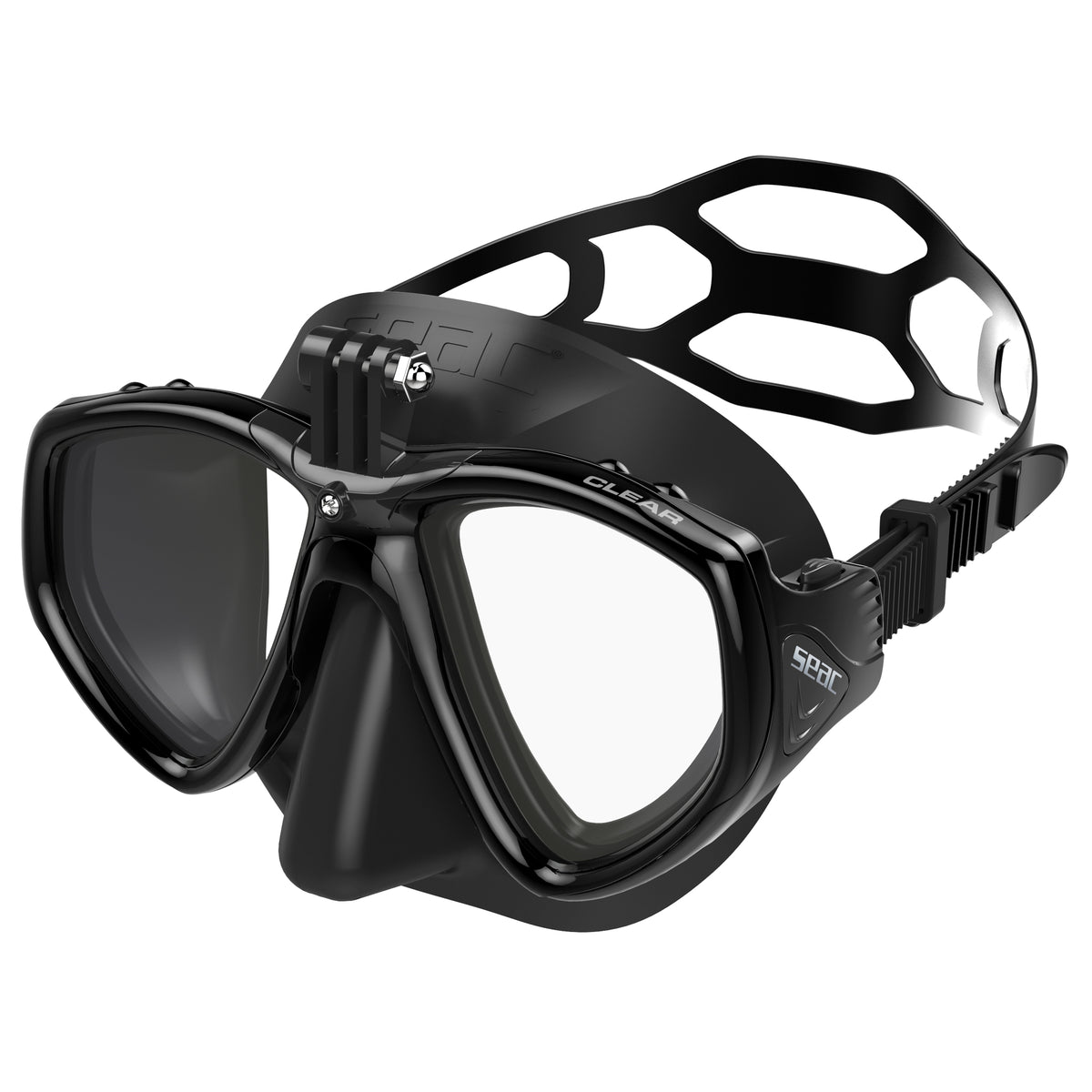 SEAC Clear Pro Mask S/Bl Black