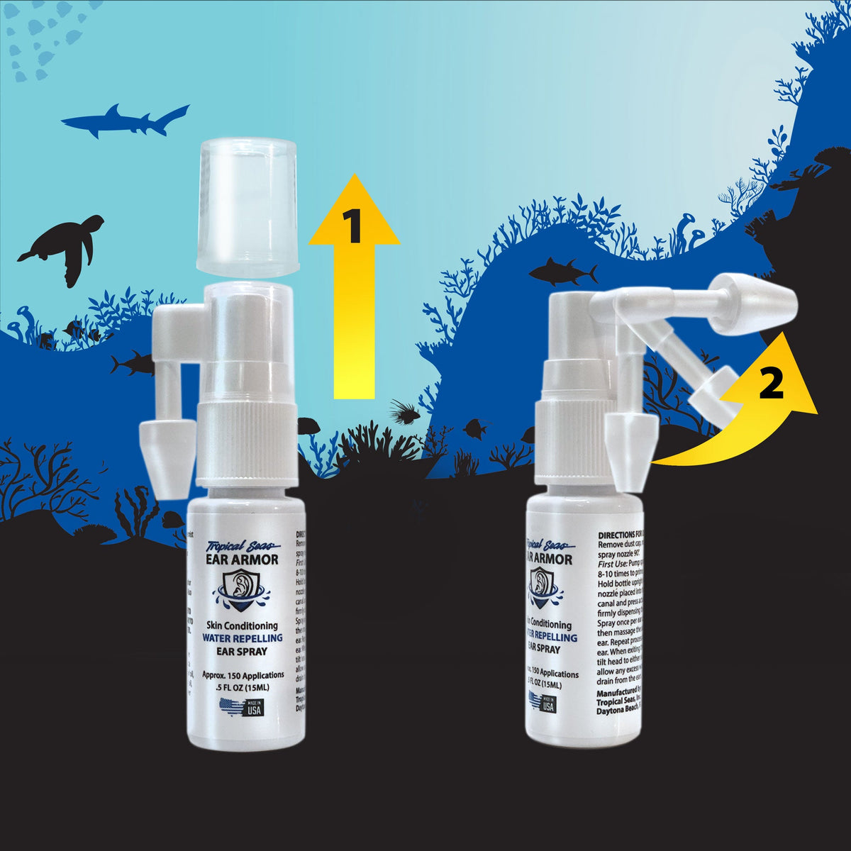 Tropical Seas® Ear Armor Water Repelling Ear Spray .5oz