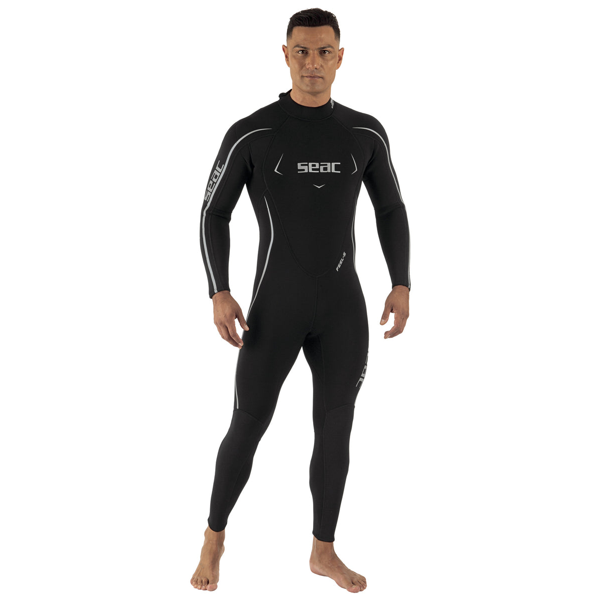 SEAC Wetsuit Feel-S Black One-Piece Man 3 Mm