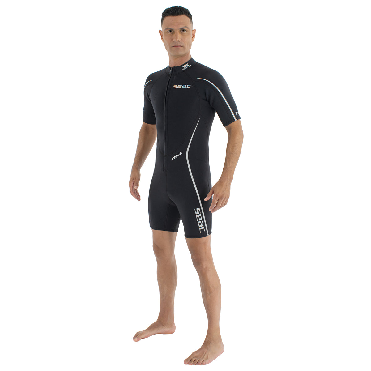 SEAC Feel-S Shorty Black/Silver Man 3 Mm