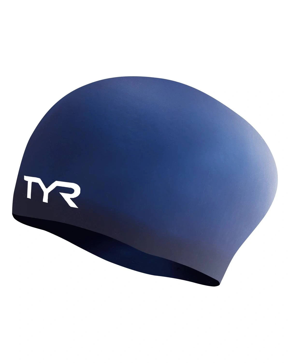 TYR ADULT LONG HAIR SILICONE WRINKLE-FREE SWIM CAP BlackTYR ADULT LONG HAIR SILICONE WRINKLE-FREE SWIM CAP Black