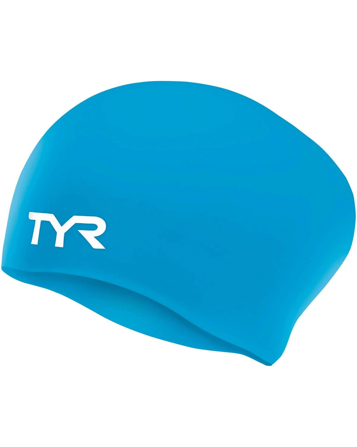 TYR ADULT LONG HAIR SILICONE WRINKLE-FREE SWIM CAP BlackTYR ADULT LONG HAIR SILICONE WRINKLE-FREE SWIM CAP Black