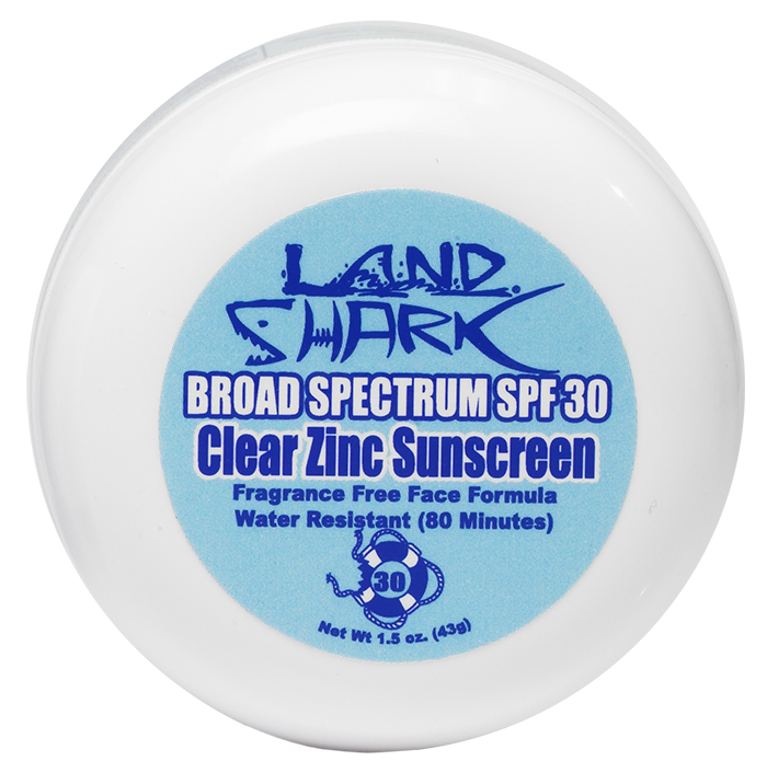 Land Shark® Clear Zinc Mineral Based Sunscreen SPF 30 1.5oz Jar