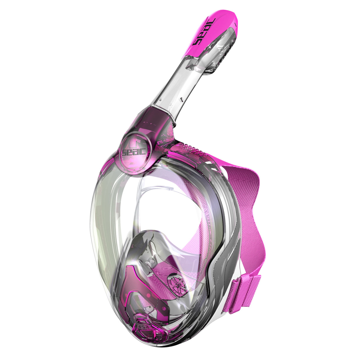 SEAC Full Face Snorkeling Mask Magica Junior Black Silicone