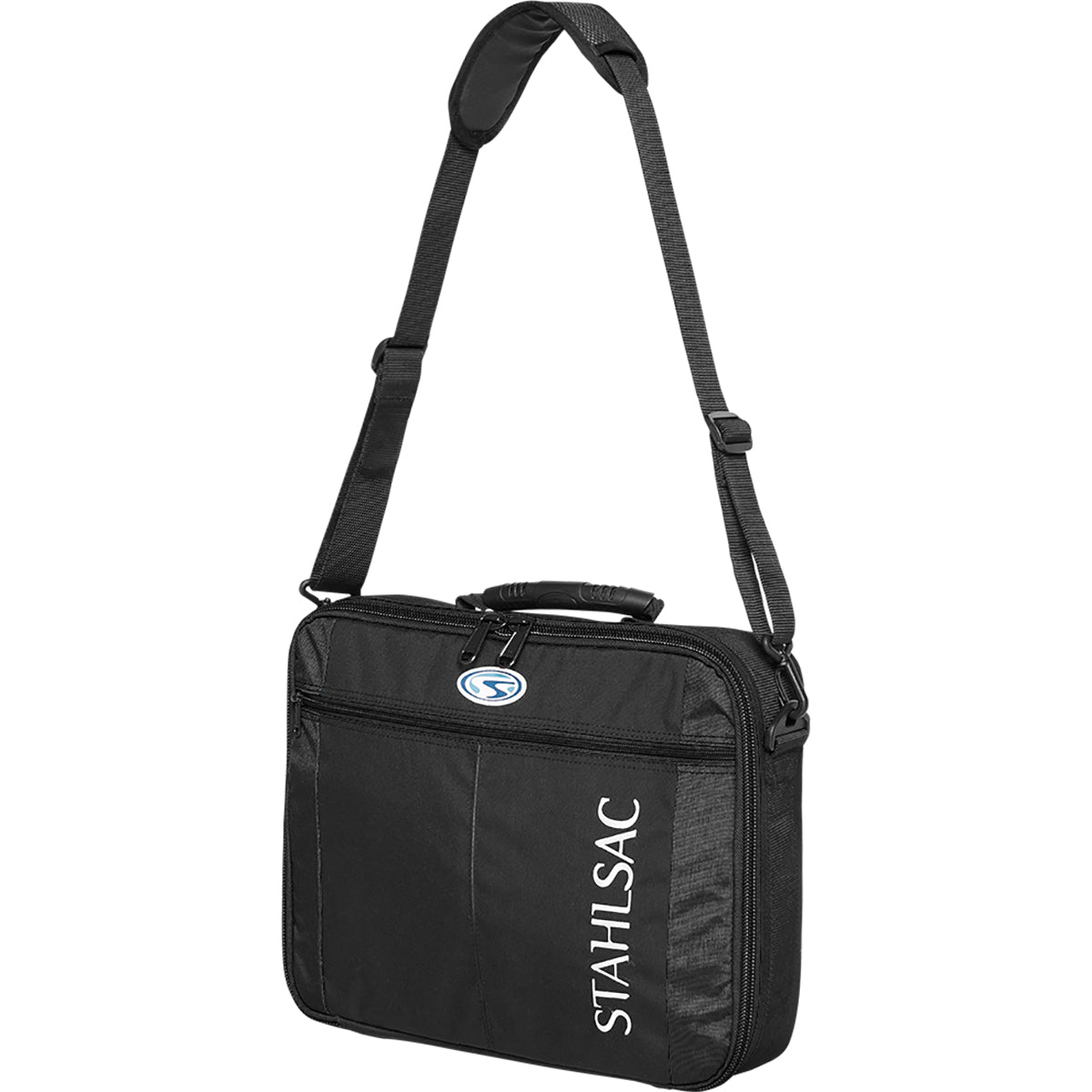 Stahlsac Molokini Regulator Bag black multi-functional dive regulator and laptop carry bag with shoulder strap