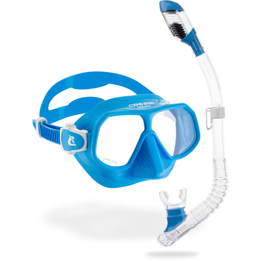 Cressi Rombo & Mini Dry Mask & Snorkel Set