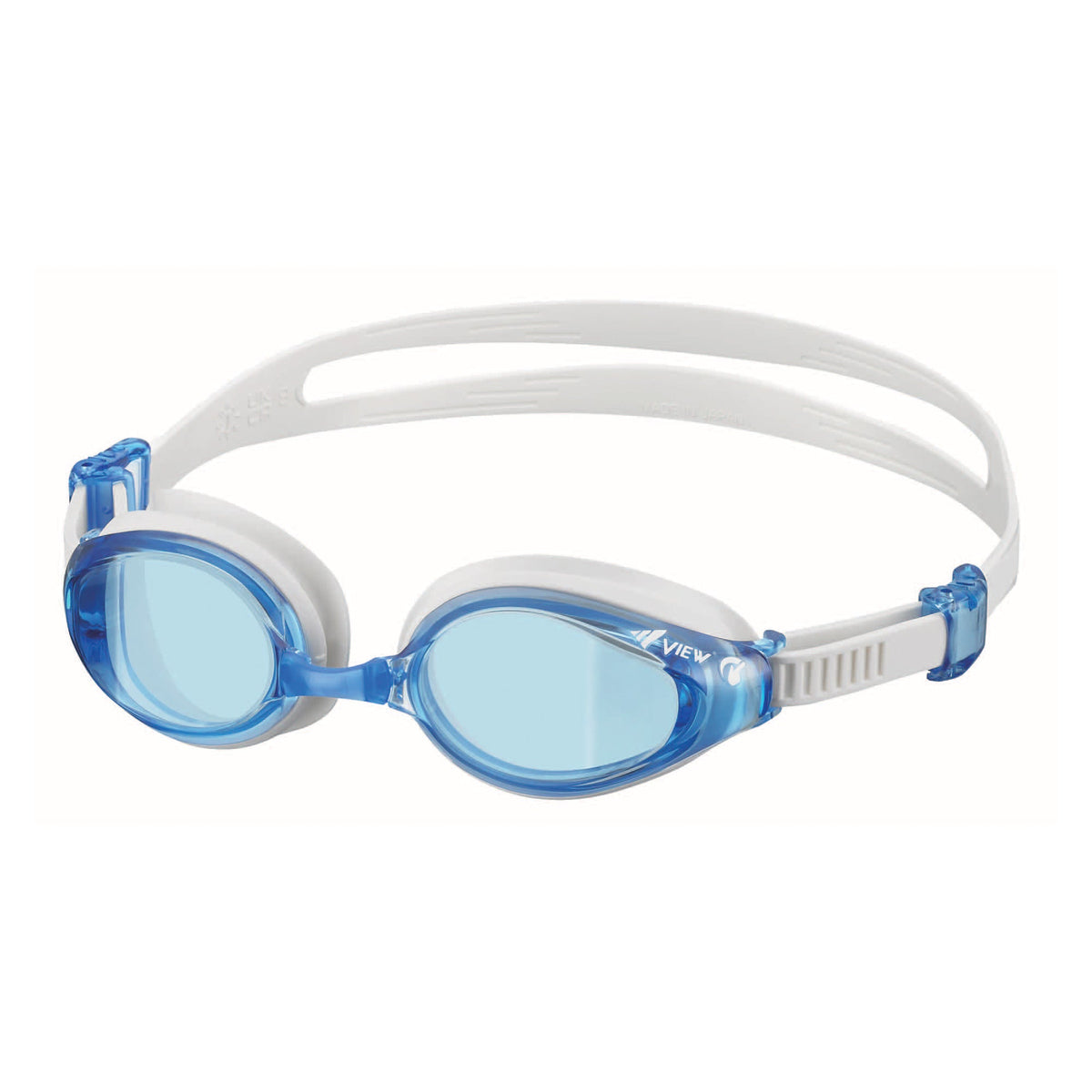 View Swipe Fitness Goggle, Curved Lens, Black