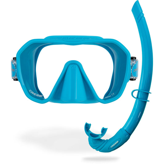 Cressi Z2S & Corsica Free Mask & Snorkel Set