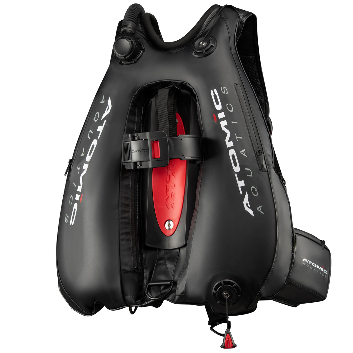Atomic Aquatics BC2 back inflation buoyancy compensator with corrosion-resistant materials