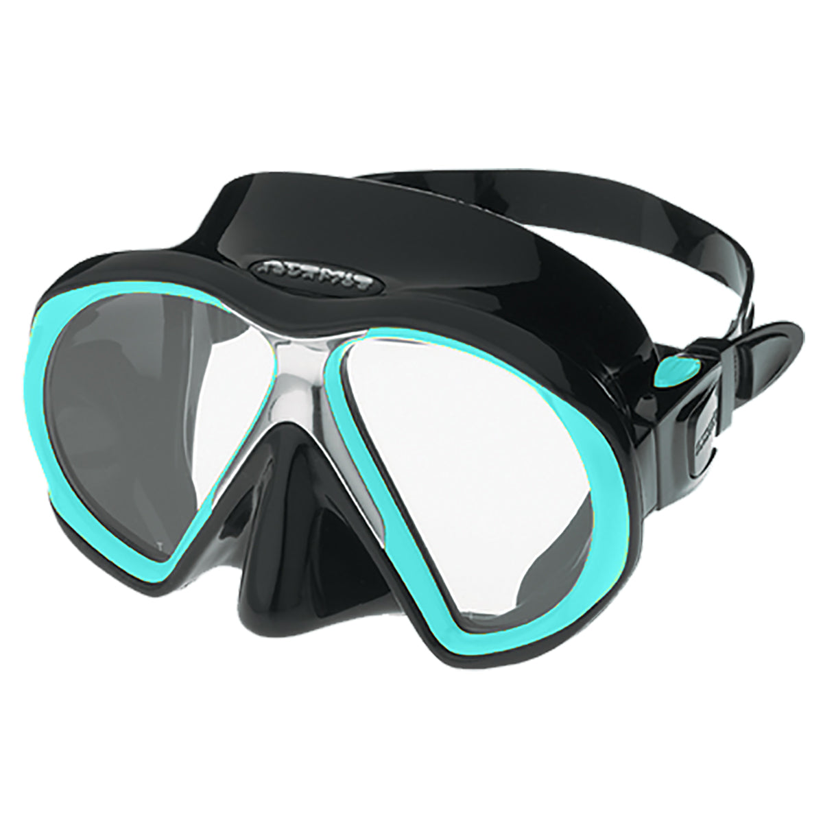 Atomic Aquatics SubFrame durable diving mask with lifetime warranty against frame breakage