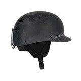 Sandbox Classic 2.0 Snow Helmet low profile black with removable ear pads and goggle clip