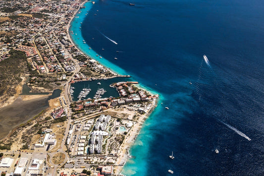 Captain Don’s Habitat Bonaire aerial coastline