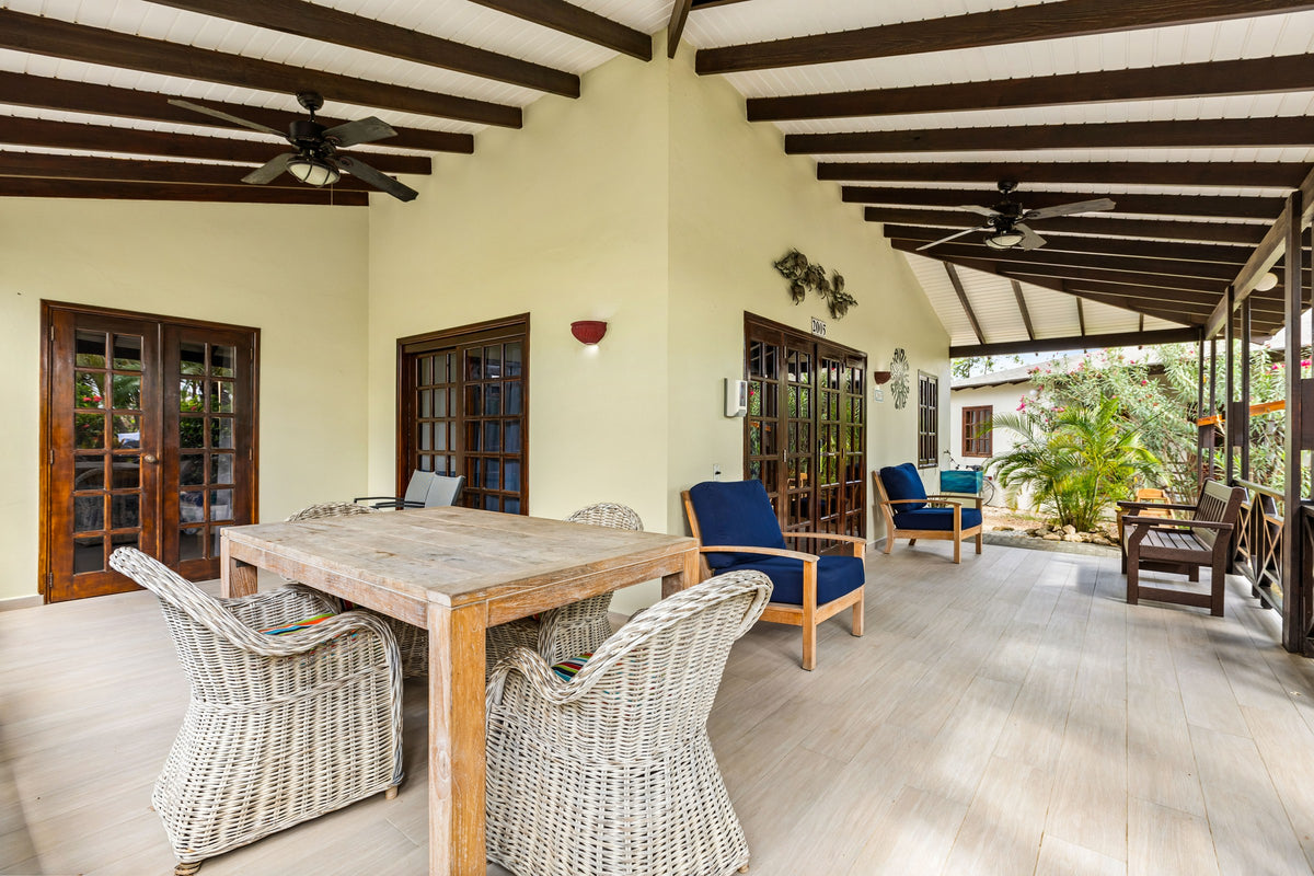 2-Bedroom Bungalow patio — Captain Don's Habitat, Bonaire
