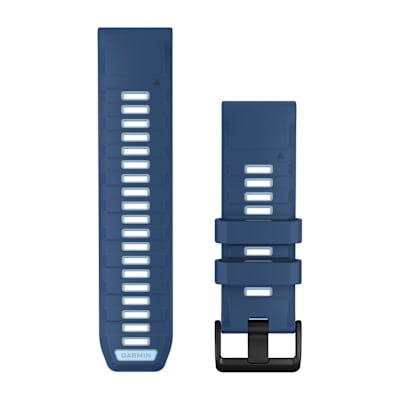 QuickFit® 26 Watch Bands — Tidal Blue/Ice Blue Silicone (Descent™)