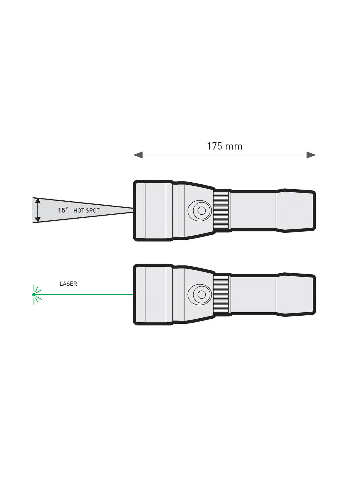 Mares EOS 25LR Laser Dive Light