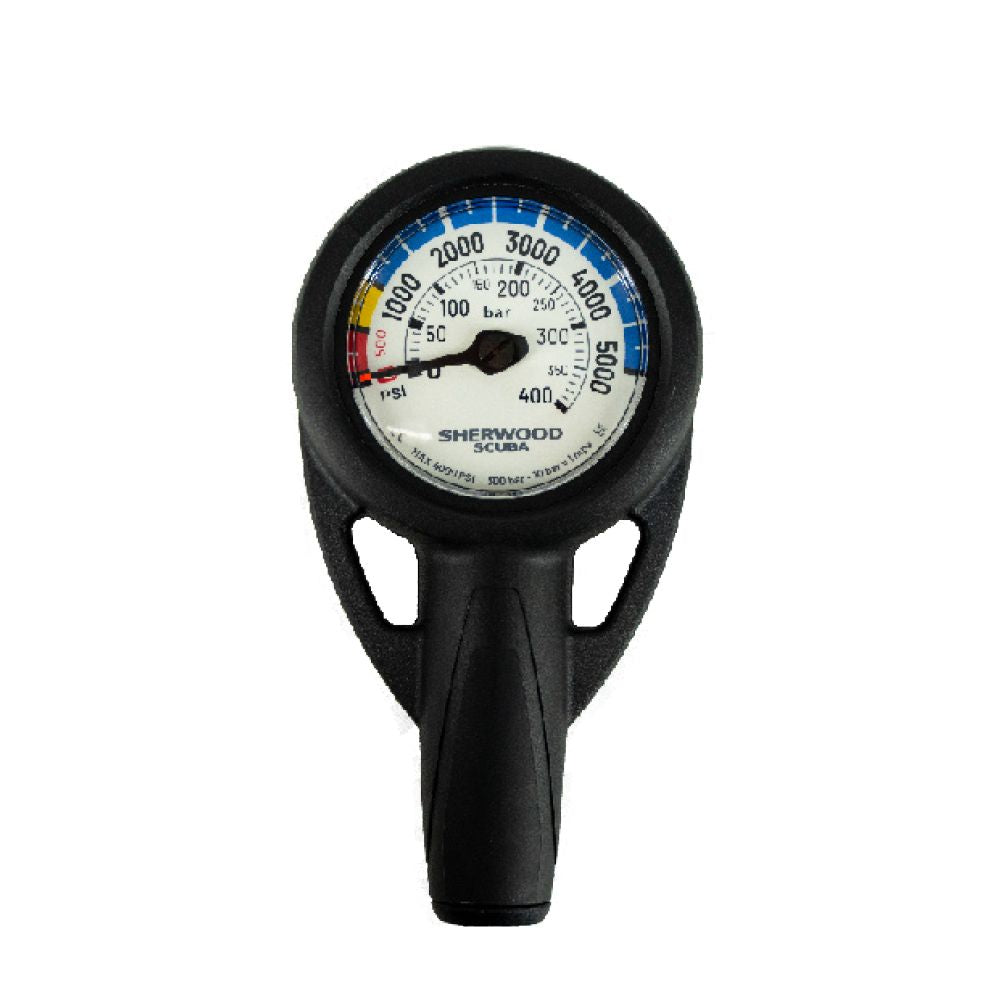 Sherwood 1.75" Pressure Gauge w/ Boot & Hose