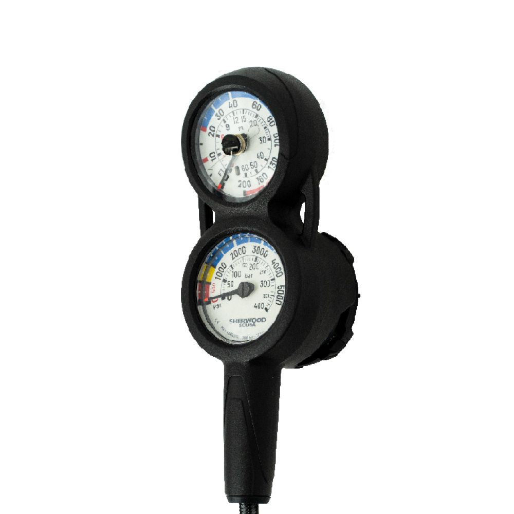 Sherwood Analog Console Compass, Pressure & Depth Gauge
