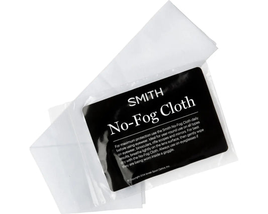 Smith Optics NO FOG CLOTH lint-free cotton anti-fog lens cleaning cloth in resealable bag