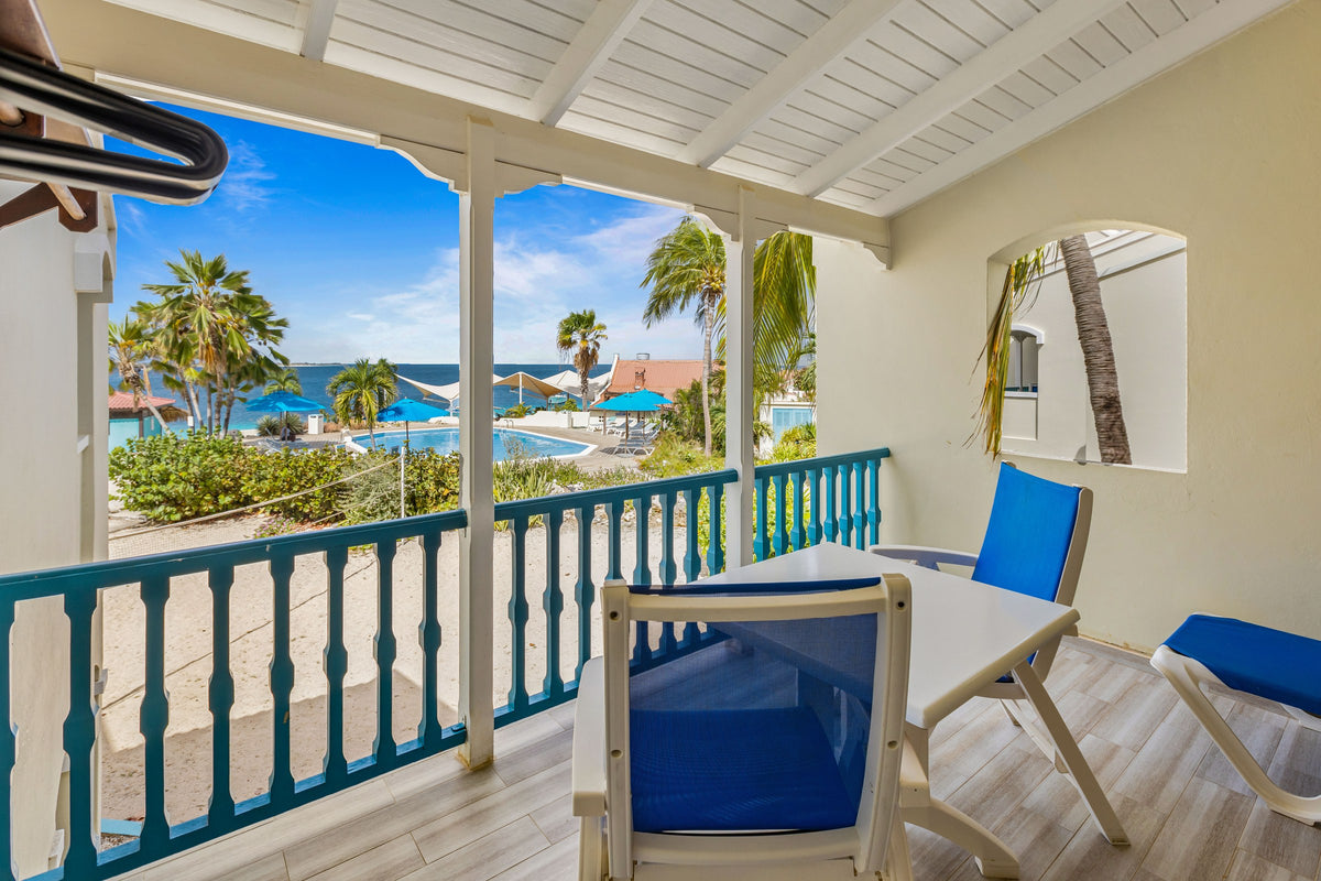 Deluxe Ocean View balcony — Captain Don's Habitat, Bonaire